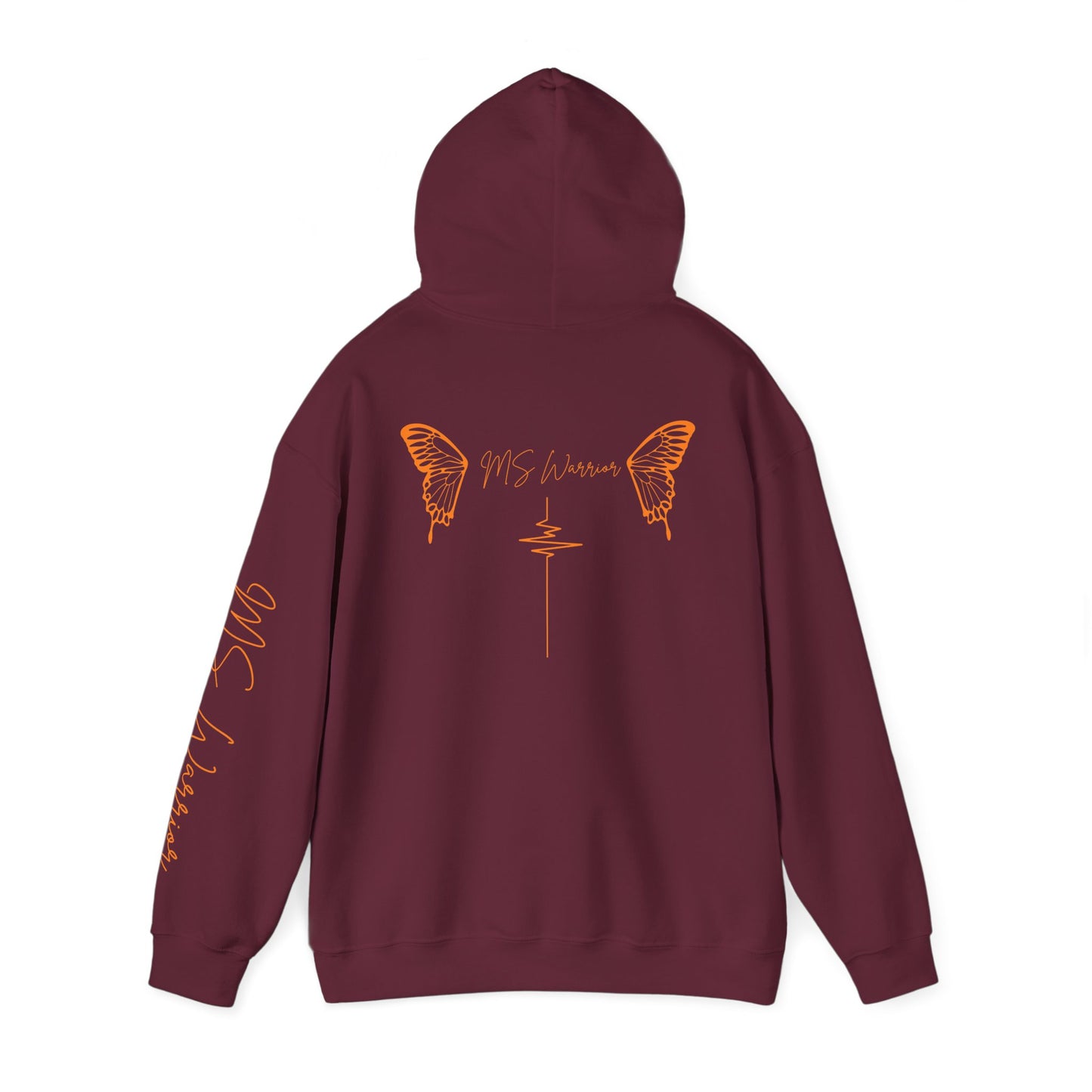 Multiple Sclerosis MS Warrior Butterfly Hoodie