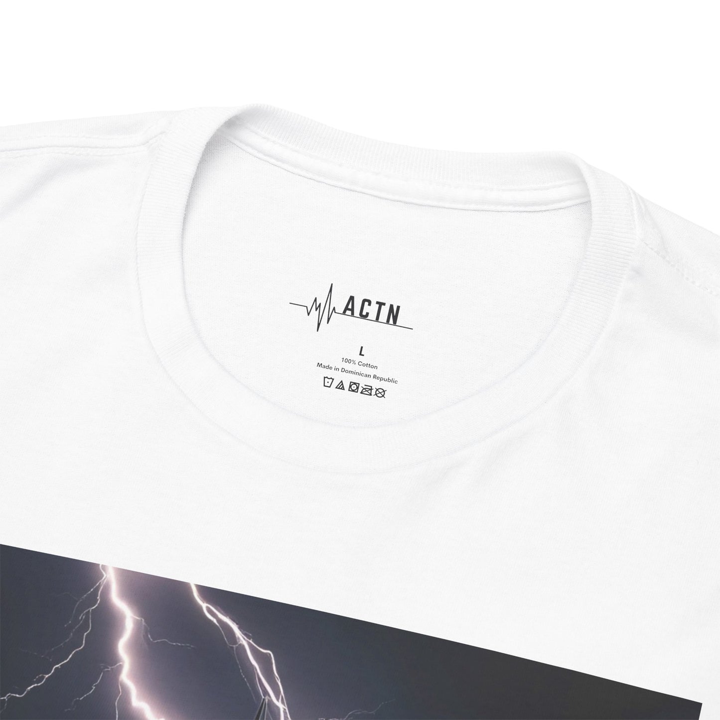 Warrior Graphic Heavy Tee - Stormy Vibe, Perfect for Empowerment and Everyday Wear
