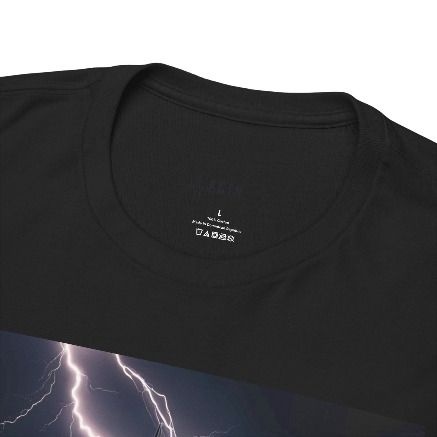 Warrior Graphic Heavy Tee - Stormy Vibe, Perfect for Empowerment and Everyday Wear