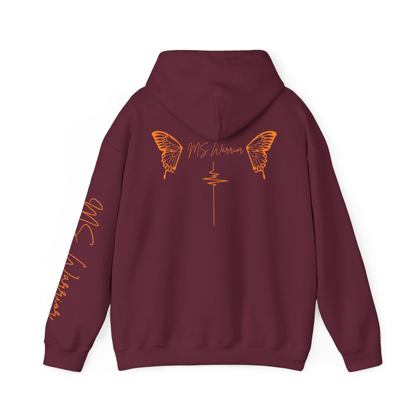 Multiple Sclerosis MS Warrior Butterfly Hoodie