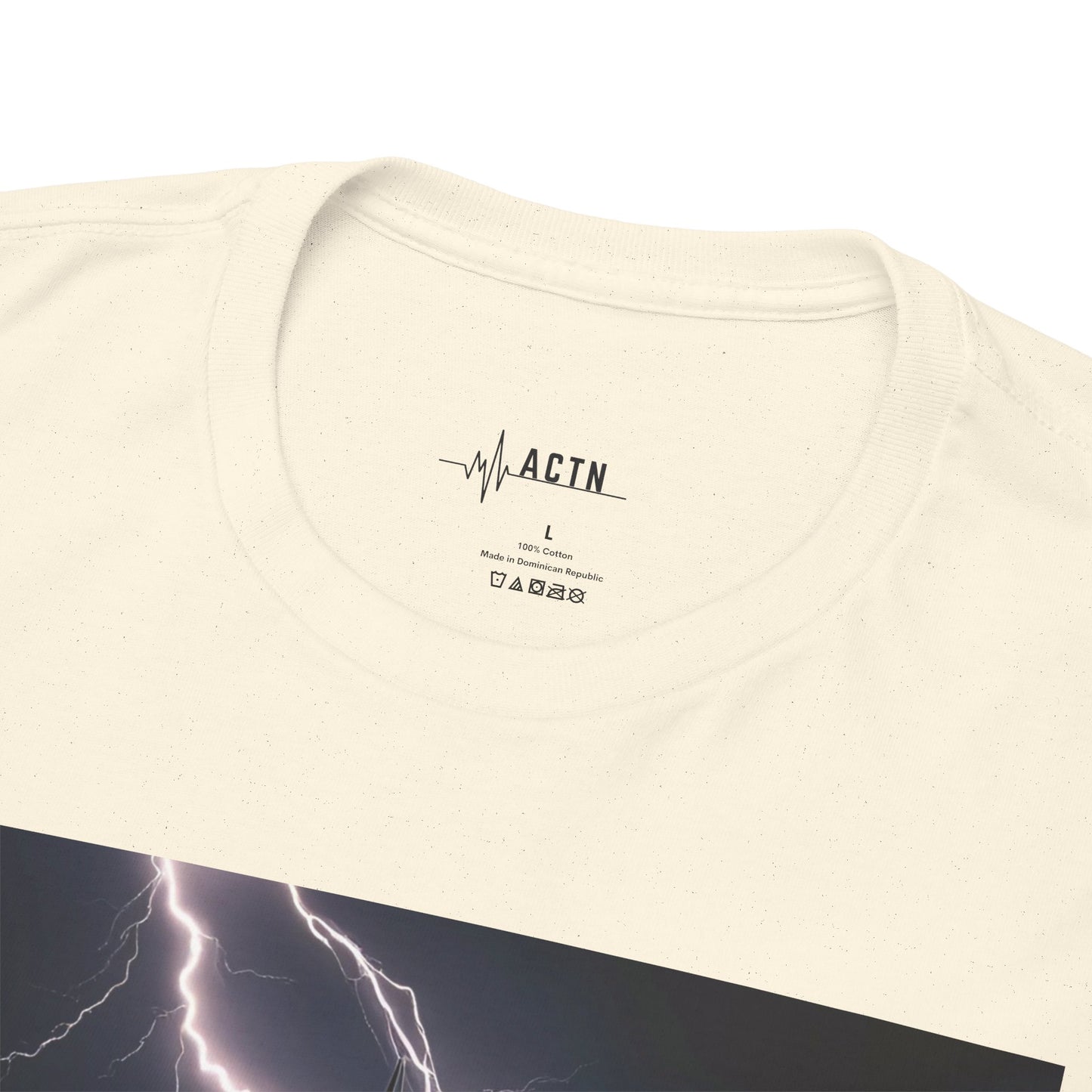 Warrior Graphic Heavy Tee - Stormy Vibe, Perfect for Empowerment and Everyday Wear